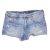 H&M - Kék, strasszos farmer rövidnadrág (140)