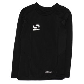 Fekete hosszú ujjú sportfelső (110-116)