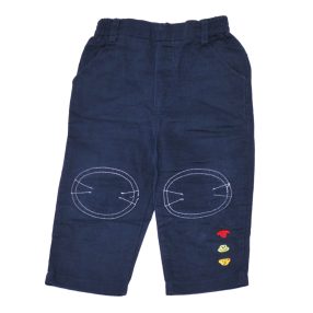 Kék lenvászon nadrág (68-80)