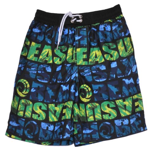 C&A - Fekete, Zöld mintás fürdőnadrág (134-140)