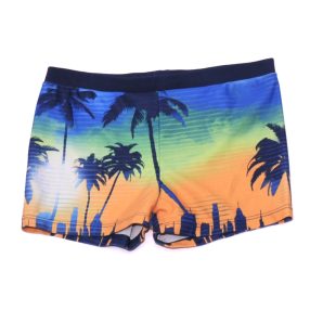 Kék, pálmafás úszónadrág (98-104*)