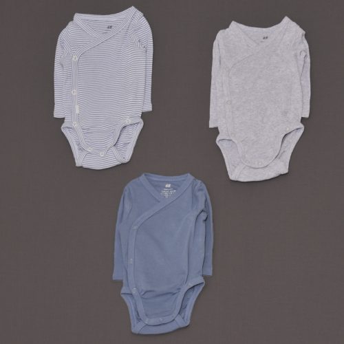 H&M - Kék, Szürke body szett (56)