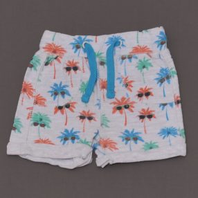 Szürke, pálmafás rövidnadrág (68)
