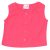 Pink, flitteres ujjatlan blúz (104-110)