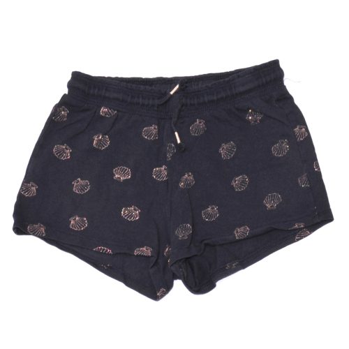 H&M - Sötétkék, kagylós rövidnadrág (134)