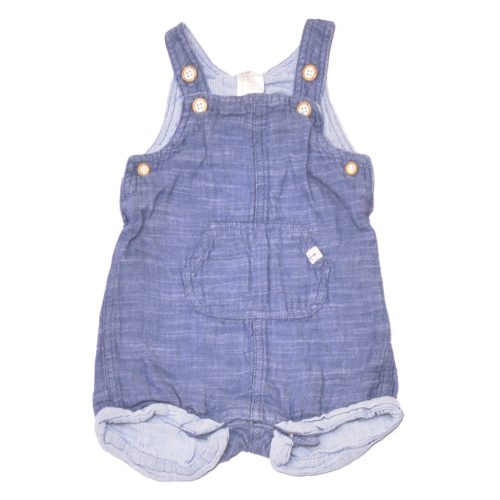 H&M - Kék kantáros rövidnadrág (62)