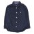 H&M - Sötétkék, pöttyös hosszú ujjú ing (92)