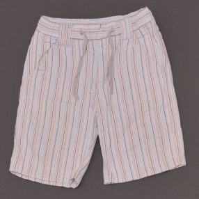 H&M - Drapp, csíkos rövidnadrág (86)