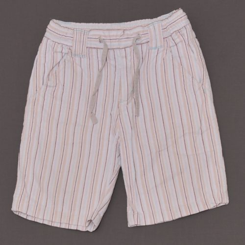 H&M - Drapp, csíkos rövidnadrág (86)