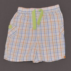 Fehér, kockás rövidnadrág (68)