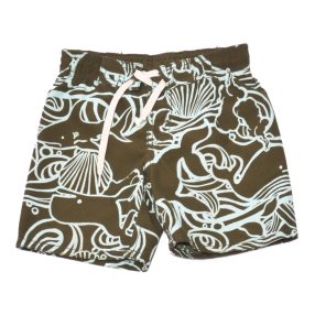 H&M - Zöld, bálnás fürdőnadrág (110-116*)