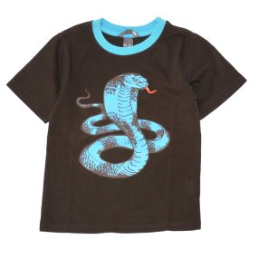 H&M - Barna, kobrás póló (104)