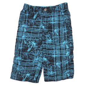 C&A - Sötétkék, virágmintás halásznadrág (116)