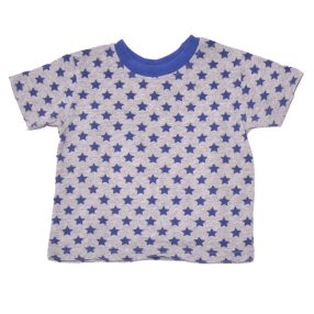 Next - Szürke, kék csillagos póló (68-74)