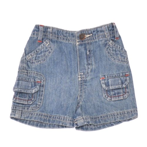 Mothercare - Kék farmer rövidnadrág (56-62)