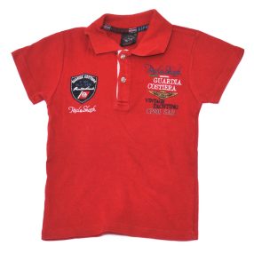 Piros galléros póló (116)