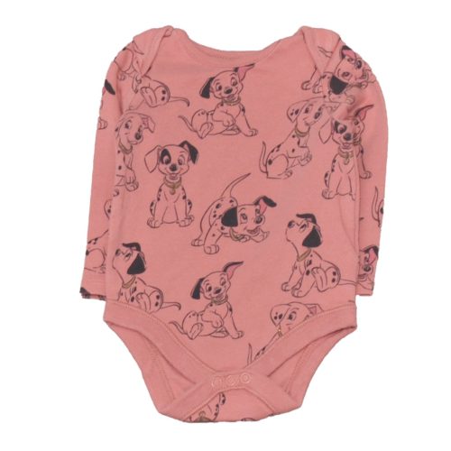 Disney, 101 kiskutya - Rózsaszín hosszú ujjú body (68)
