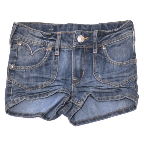 H&M - Kék farmer rövidnadrág (122)