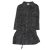 H&M - Szürke, virágmintás hosszú ujjú tunika (146)