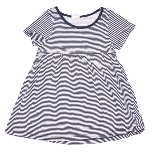H&M - Kék, Fehér csíkos ruha (80)