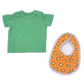 Zöld, Narancssárga ruha szett (56)