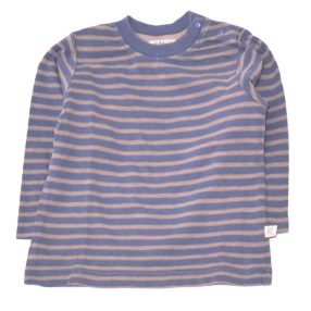 Kék, Szürke csíkos hosszú ujjú póló (74)
