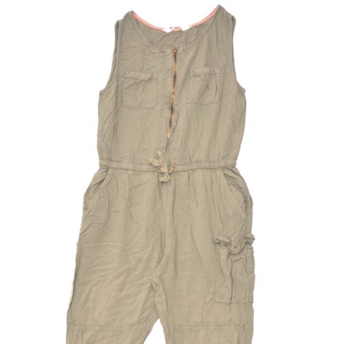 H&M - Terepzöld ujjatlan, dzsörzé overál (146)