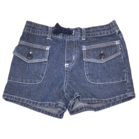 Kék farmer rövidnadrág (116-122)