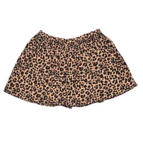H&M - Barna, leopármintás szoknya (140)