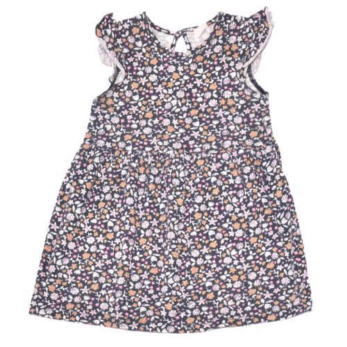 H&M - Kék, virágmintás ruha (92)