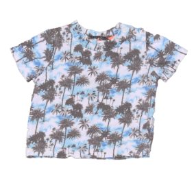 Kék, Fehér, pálmafás póló (68)