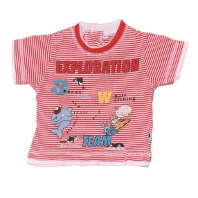 Fehér, Piros csíkos póló (68)