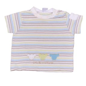 Fehér, Kék csíkos póló (62)