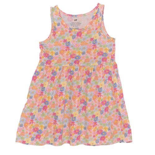 H&M - Fehér, virágmintás ruha (92)