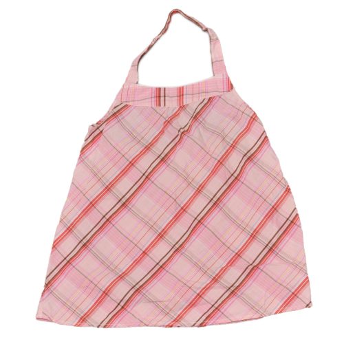 H&M - Rózsaszín kockás nyakbakötős felső (164)