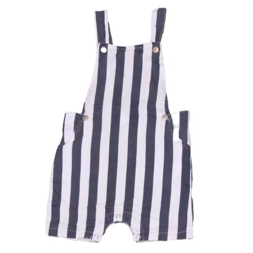 Kék, Fehér csíkos kantáros rövidnadrág (62-68)