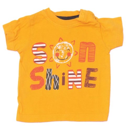 Nutmeg - Sárga, napocskás póló (62-68)