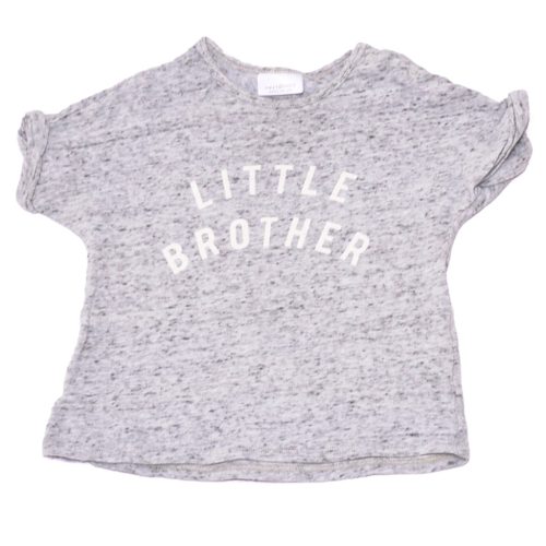 Next - Szürke, feliratos póló (68-74)