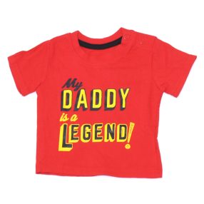 Piros, Daddy is a legend póló (56-62)