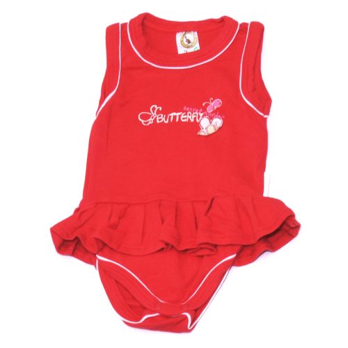 Piros, butterfly ujjatlan body (74)