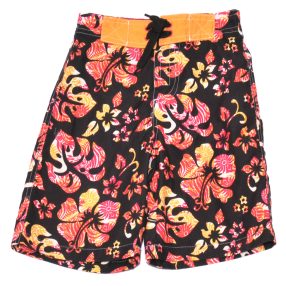 Urban 65 - Fekete, virágmintás fürdőnadrág (116-122)