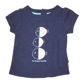 Obaibi - Kék, flitteres póló (68)