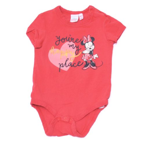 Disney - Rózsaszín, Minnie rövid ujjú body (68)