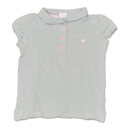 H&M - Zöld, pöttyös galléros póló (80)