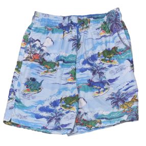 Next - Kék, dinós fürdőnadrág (116-122)