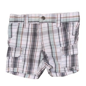 Kék kockás rövidnadrág (62-68)