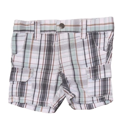 Kék kockás rövidnadrág (62-68)