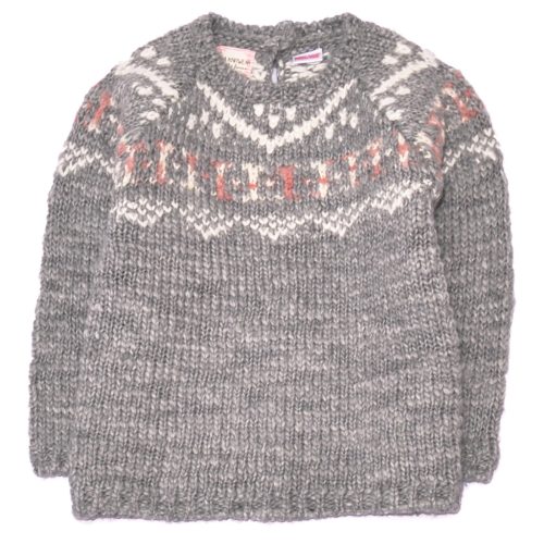 Zara - Szürke, mintás pulóver (92)