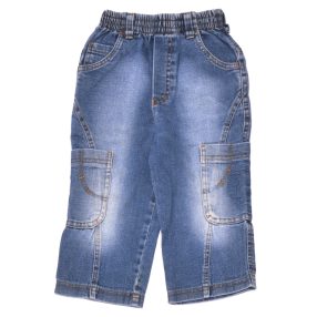 Kék oldalzsebes farmernadrág (80-86*)