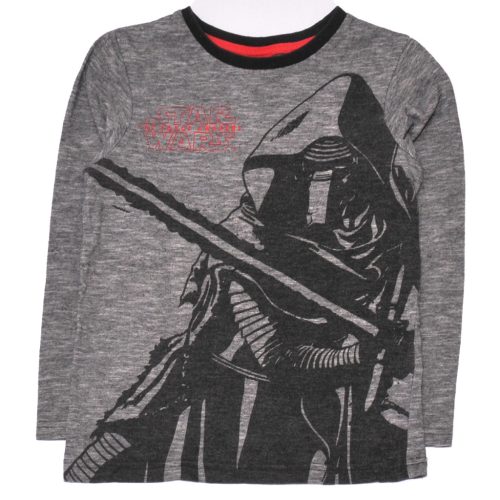 C&A, Star Wars - Szürke csíkos hosszú ujjú póló (122-128)